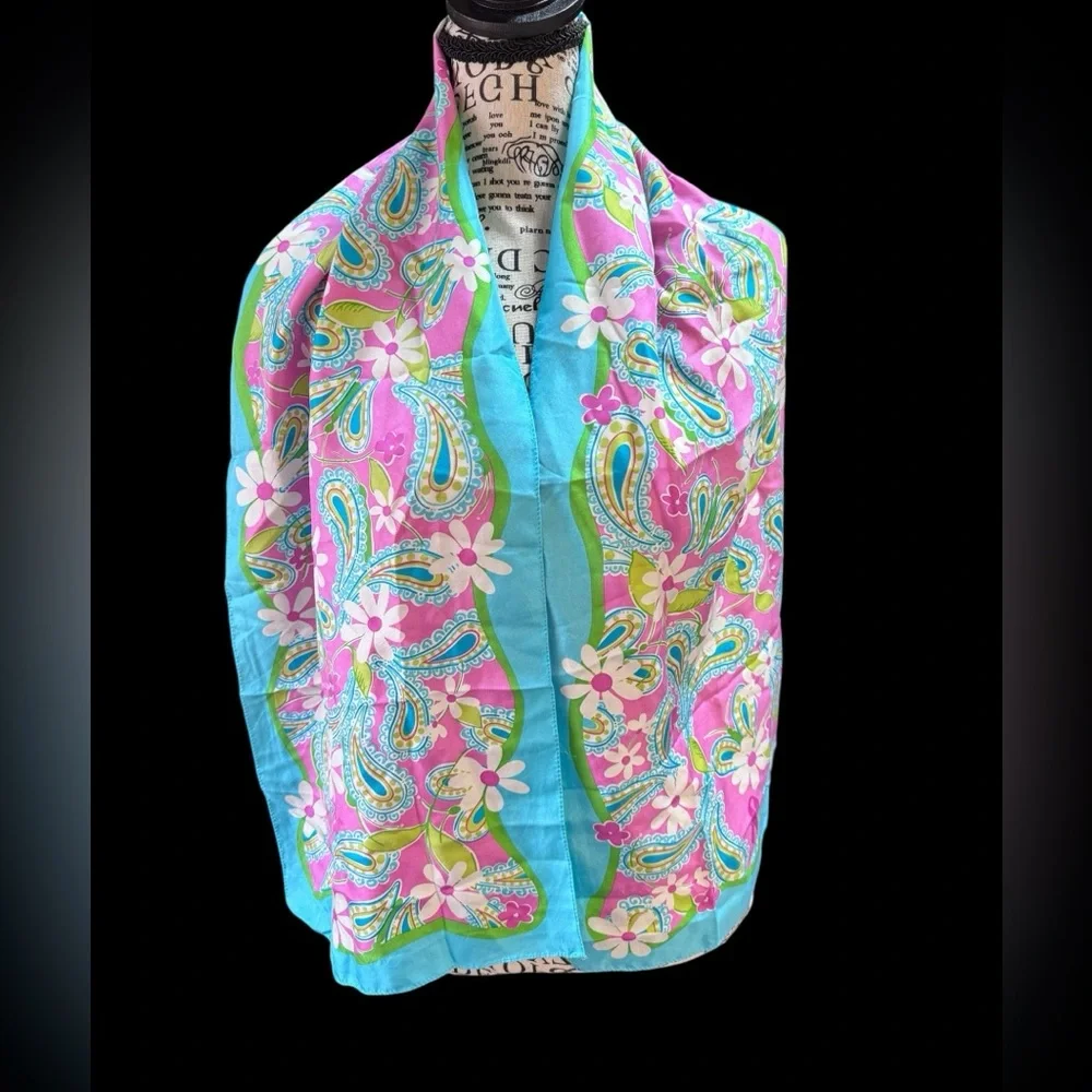 Lilly Pulitzer Vintage Silk”Tied to the Cause